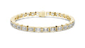 The Emerald Line Tennis Bracelet Yellow Gold