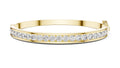 The Continuum Channel Bangle Yellow Gold