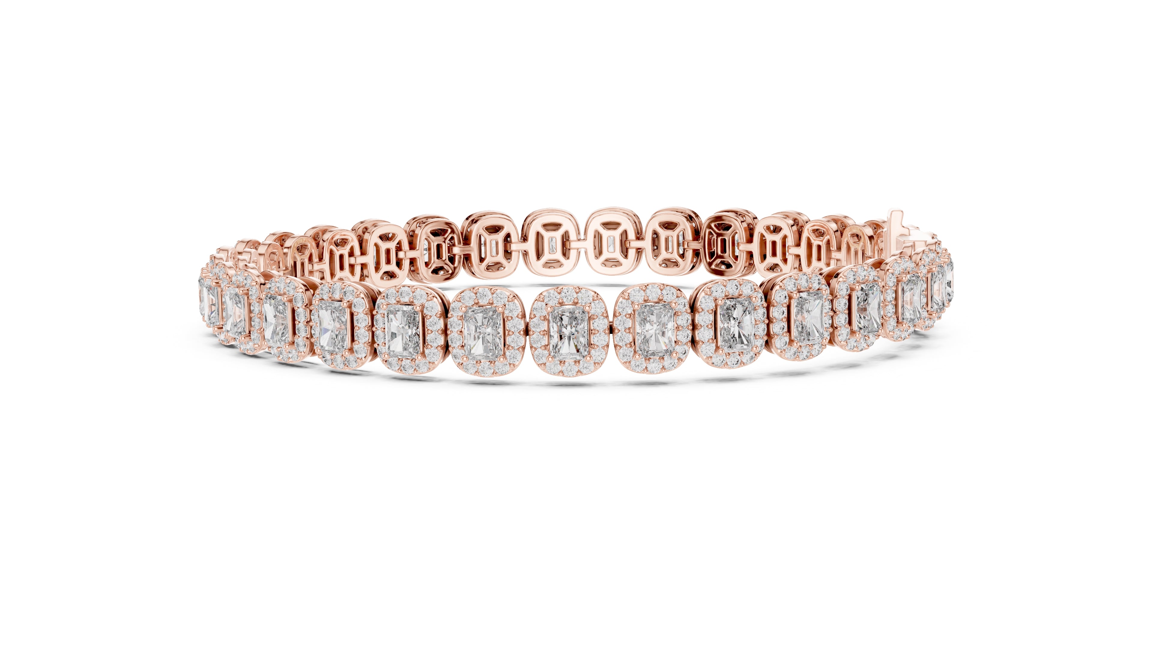 The Empress Halo Bracelet Rose Gold