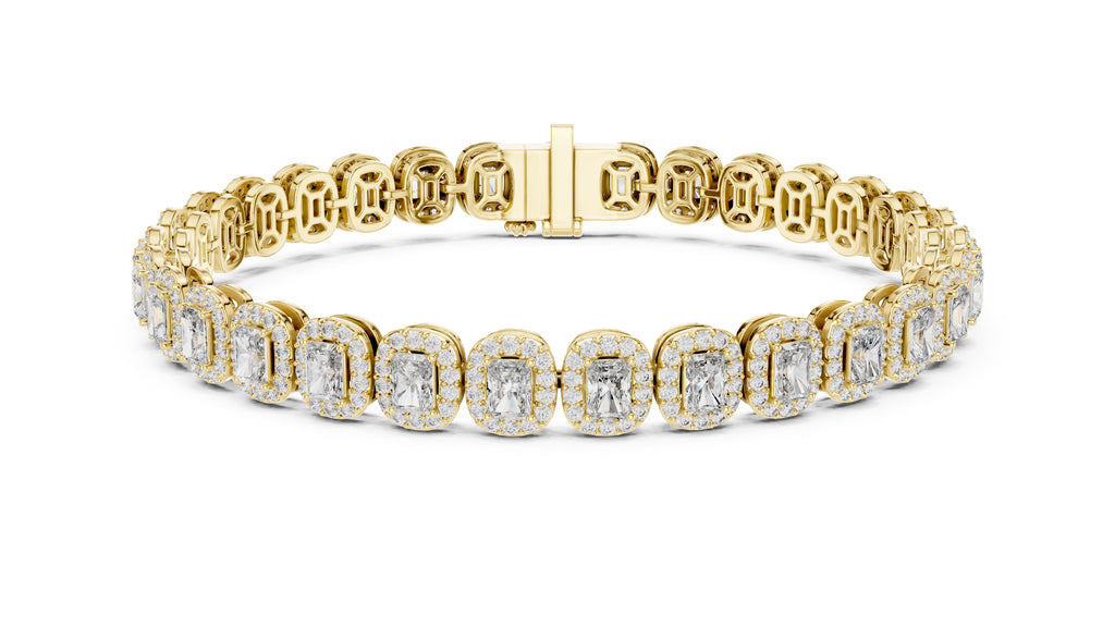 The Empress Halo Bracelet Yellow Gold