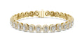 The Empress Halo Bracelet Yellow Gold