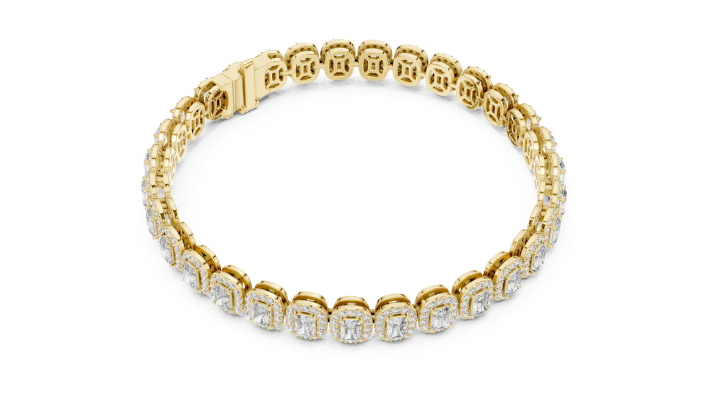The Empress Halo Bracelet Yellow Gold