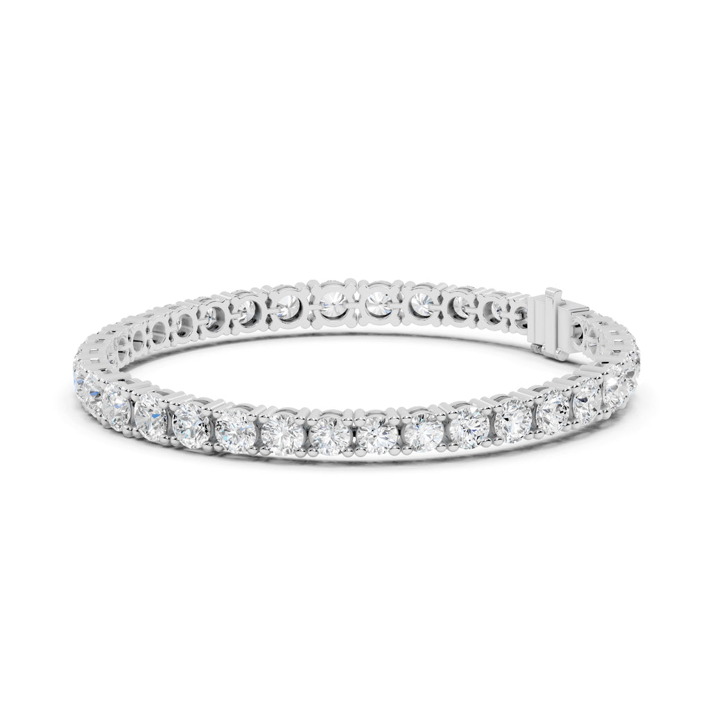 The Timeless Round Tennis Bracelet White Gold