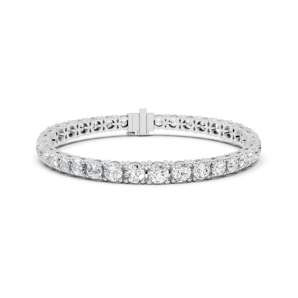 The Timeless Round Tennis Bracelet White Gold