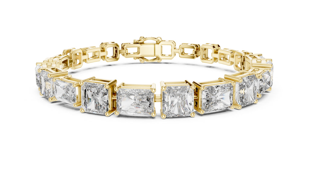The Radiant Cascade Bracelet Yellow Gold