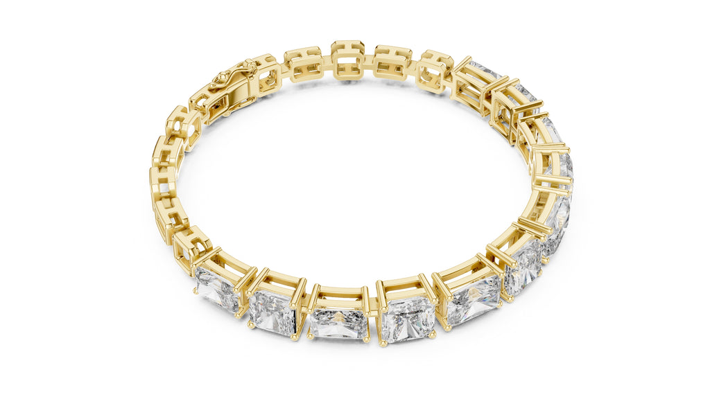 The Radiant Cascade Bracelet Yellow Gold