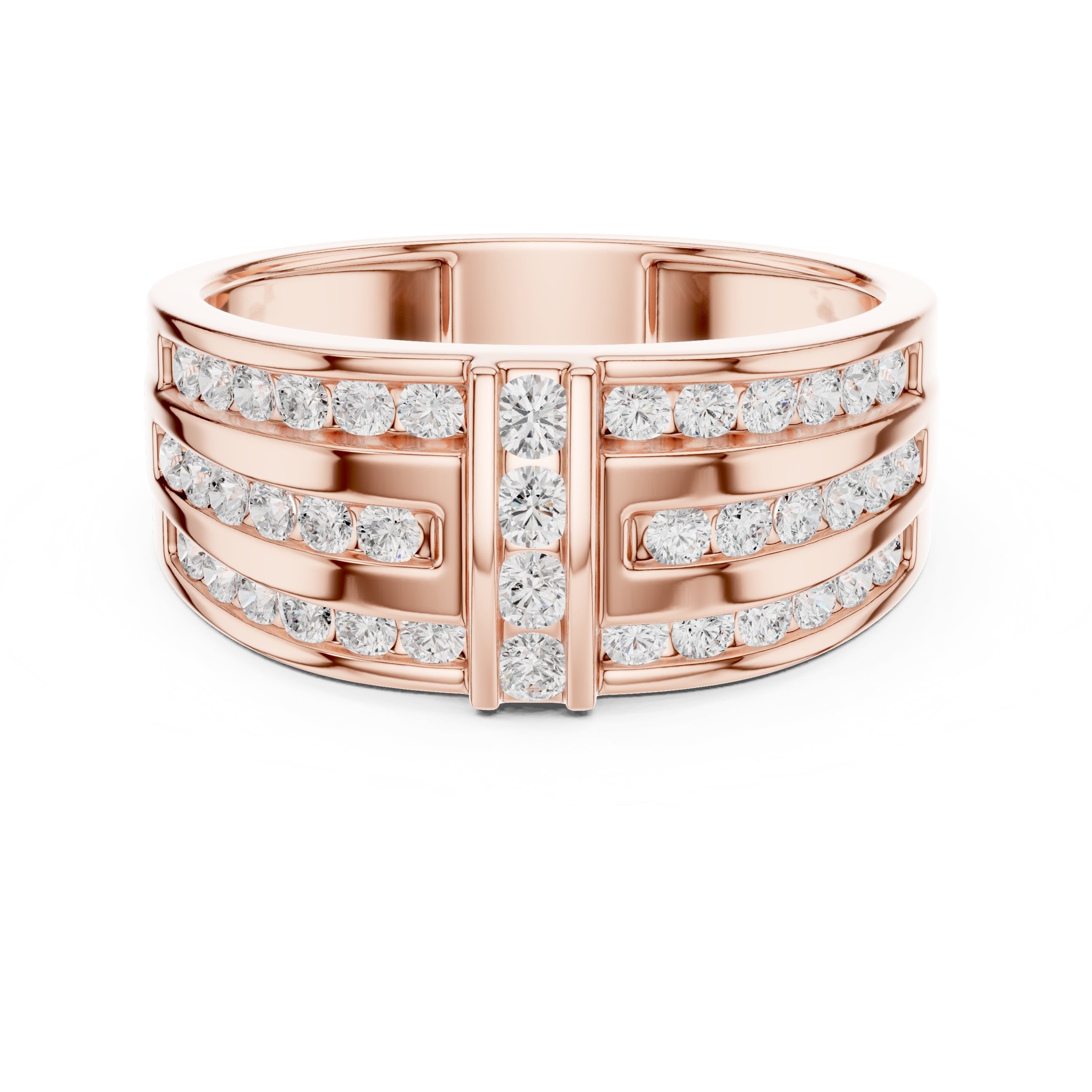 The Meridian Statement Ring Rose Gold