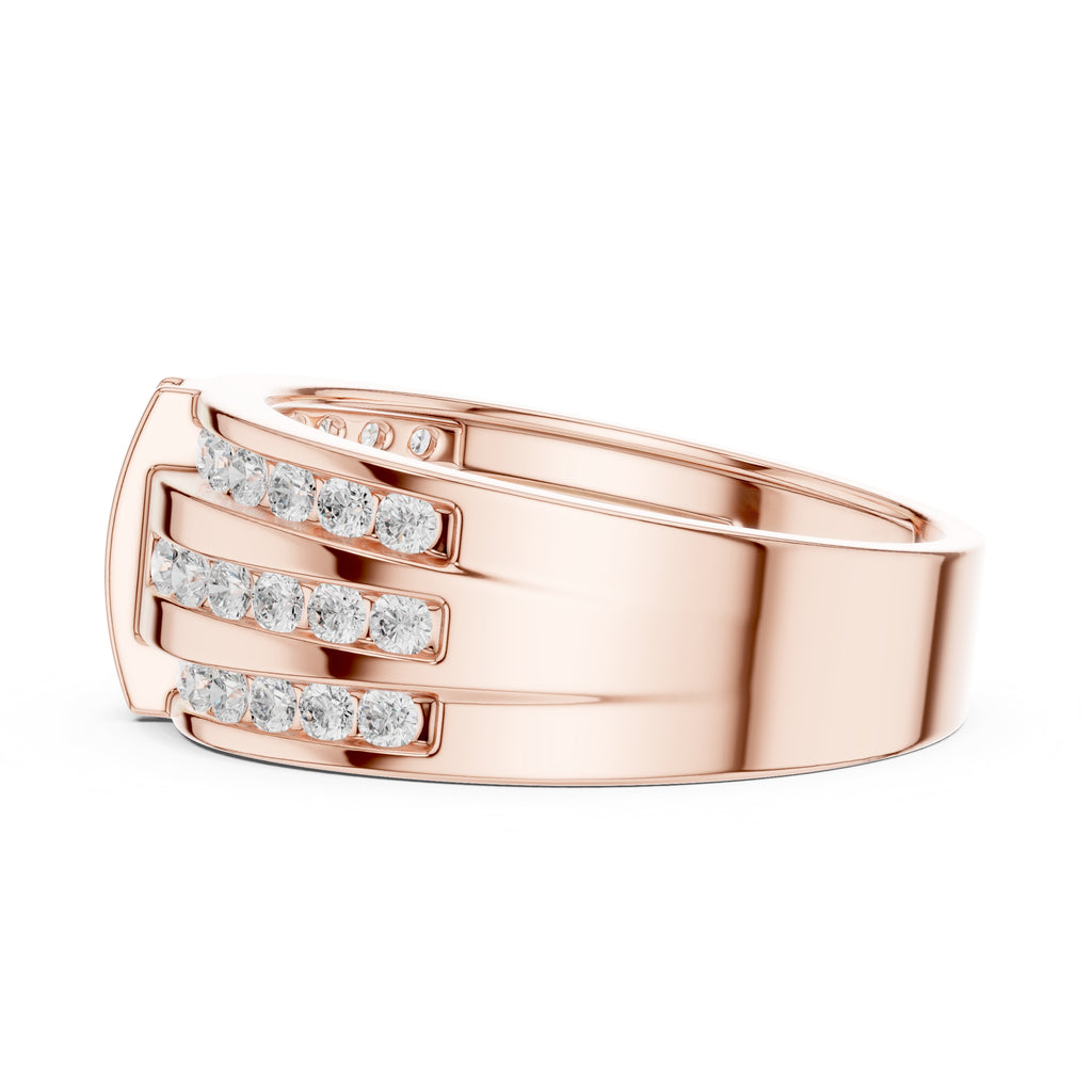 The Meridian Statement Ring Rose Gold