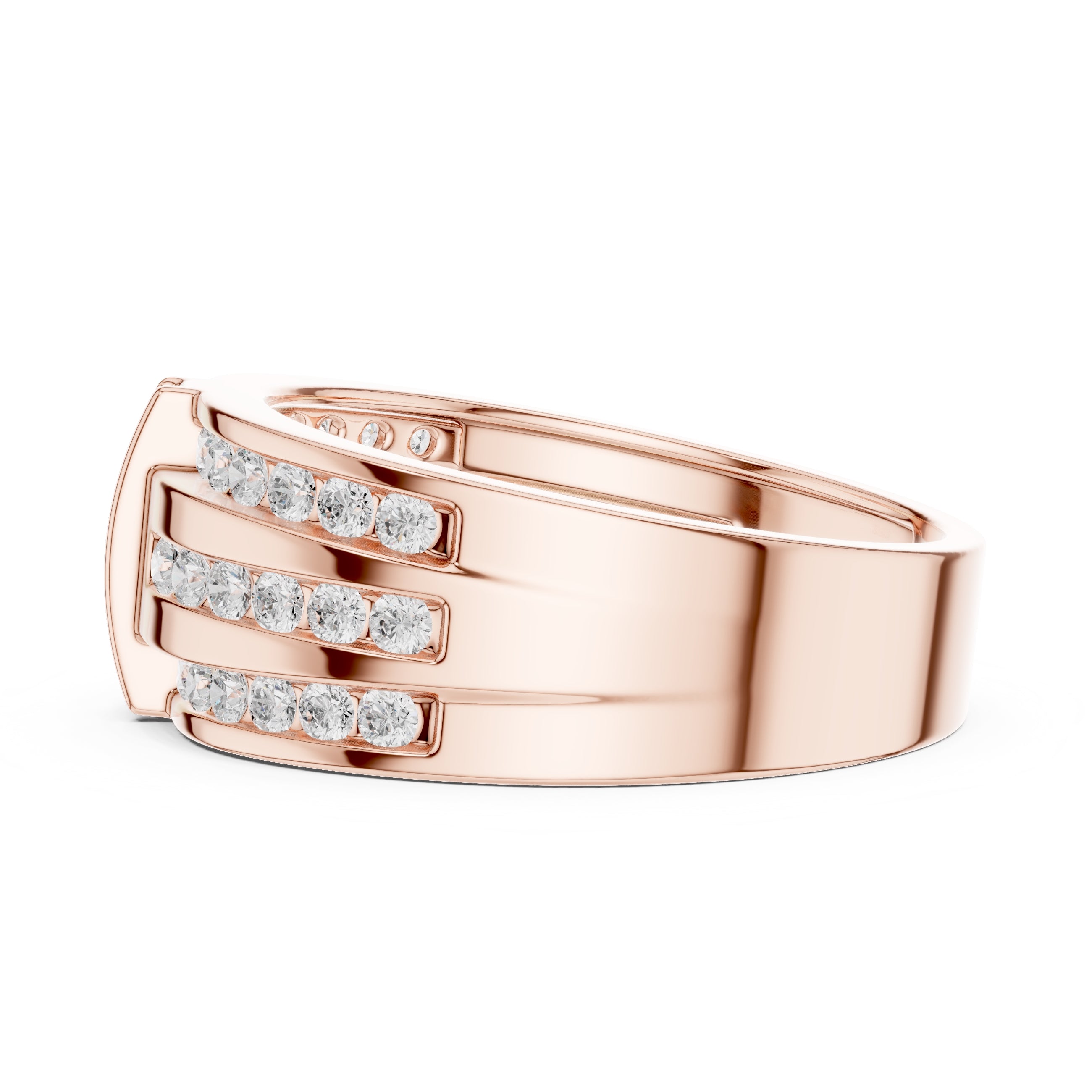 The Meridian Statement Ring Rose Gold