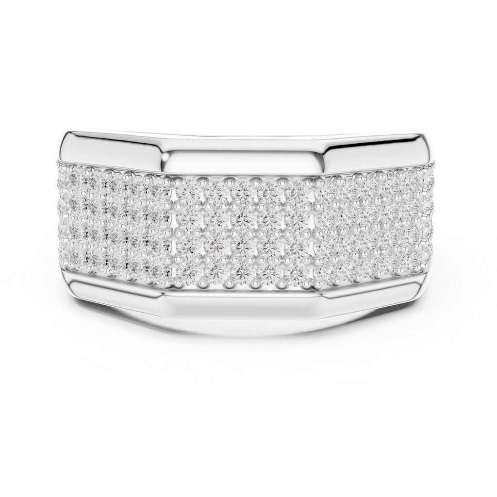 The Tycoon Statement Ring White Gold