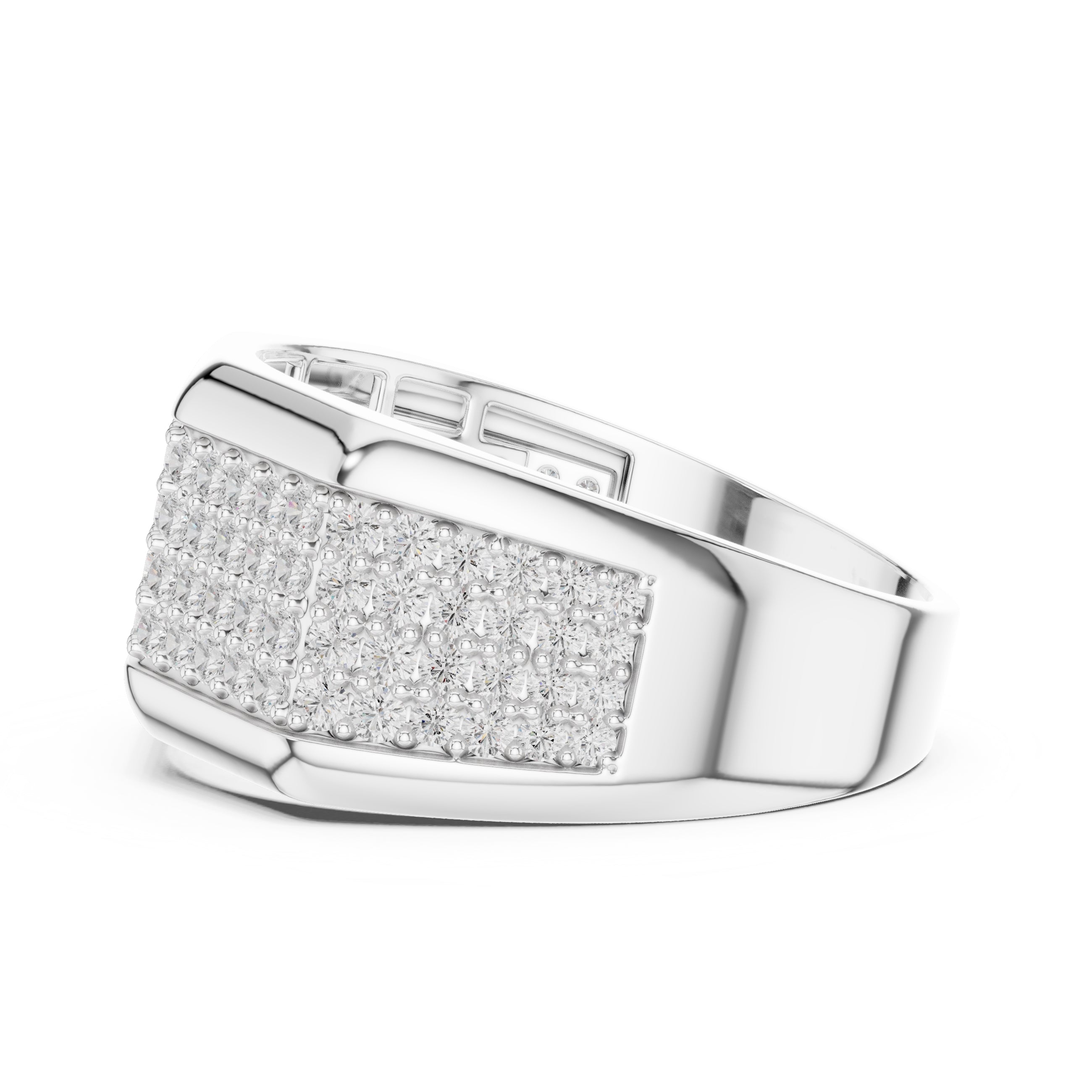 The Tycoon Statement Ring White Gold