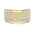 The Tycoon Statement Ring Yellow Gold