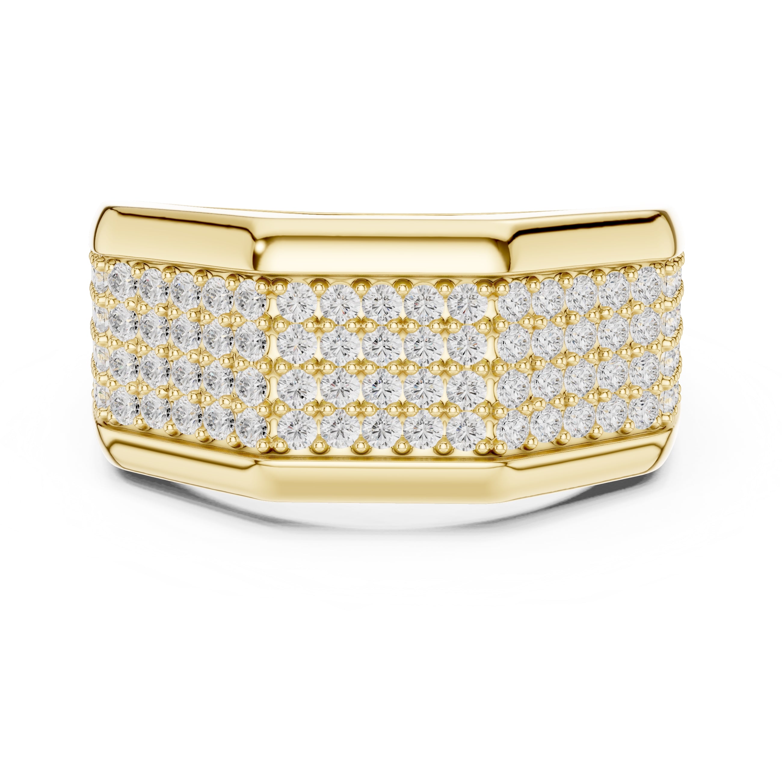 The Tycoon Statement Ring Yellow Gold