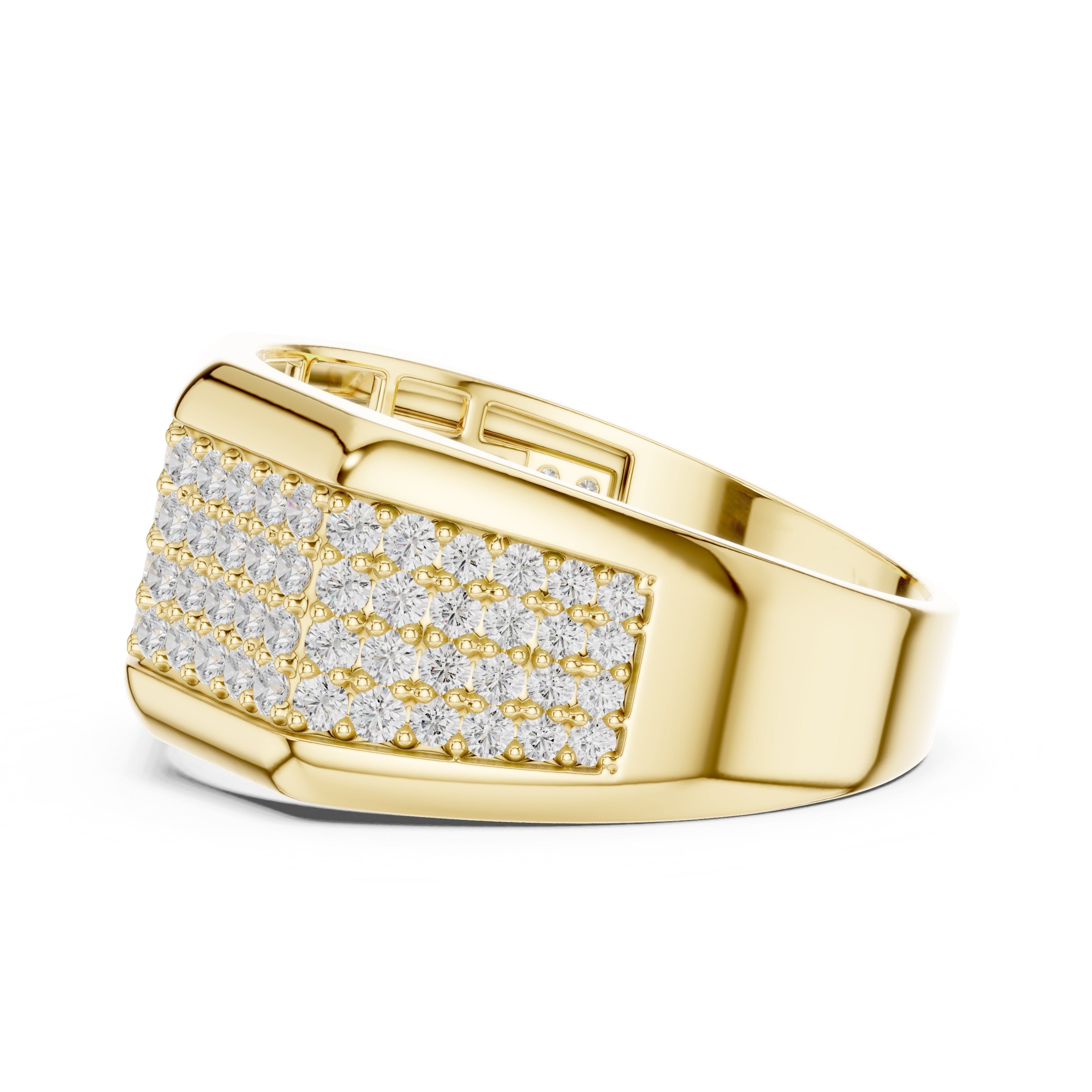 The Tycoon Statement Ring Yellow Gold