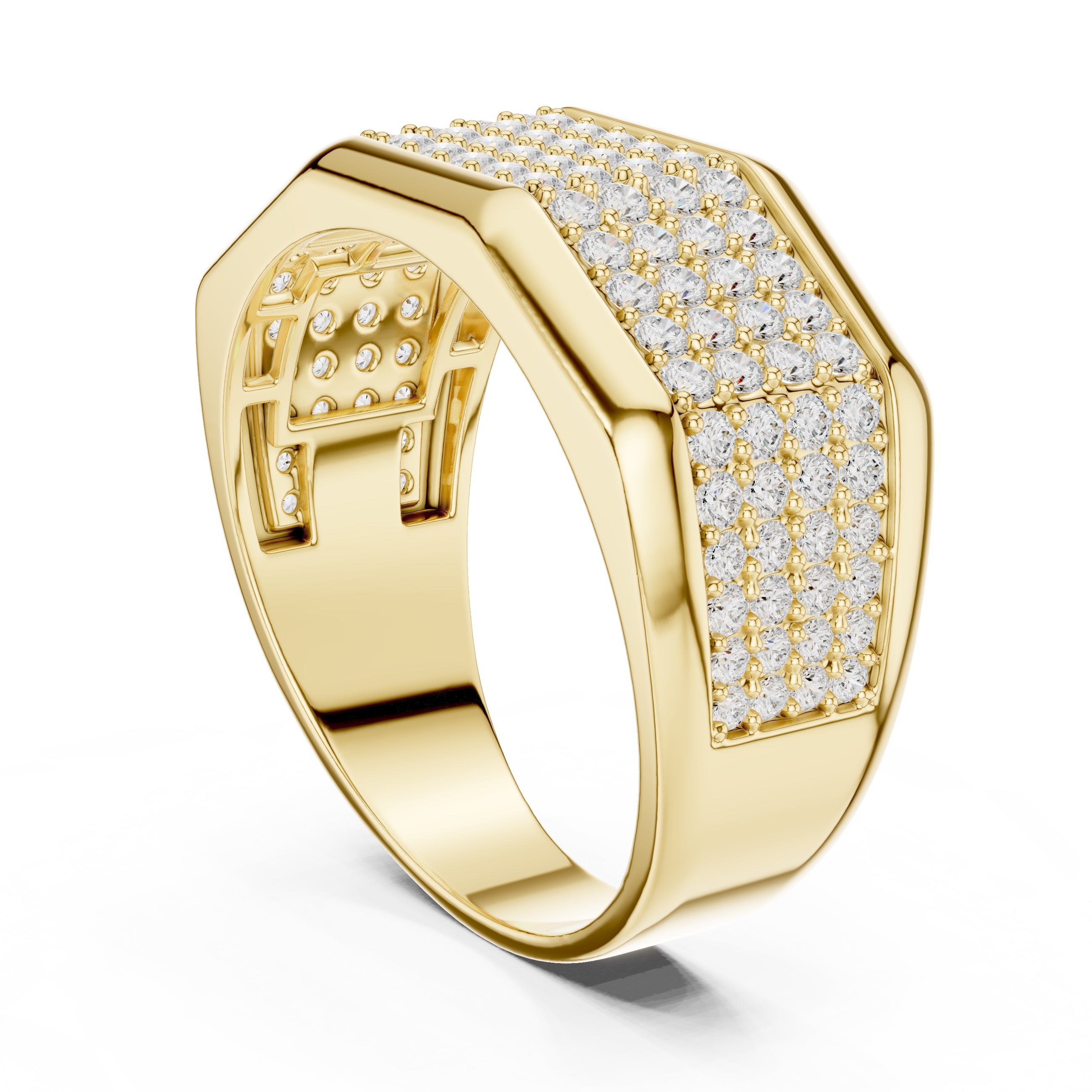 The Tycoon Statement Ring Yellow Gold
