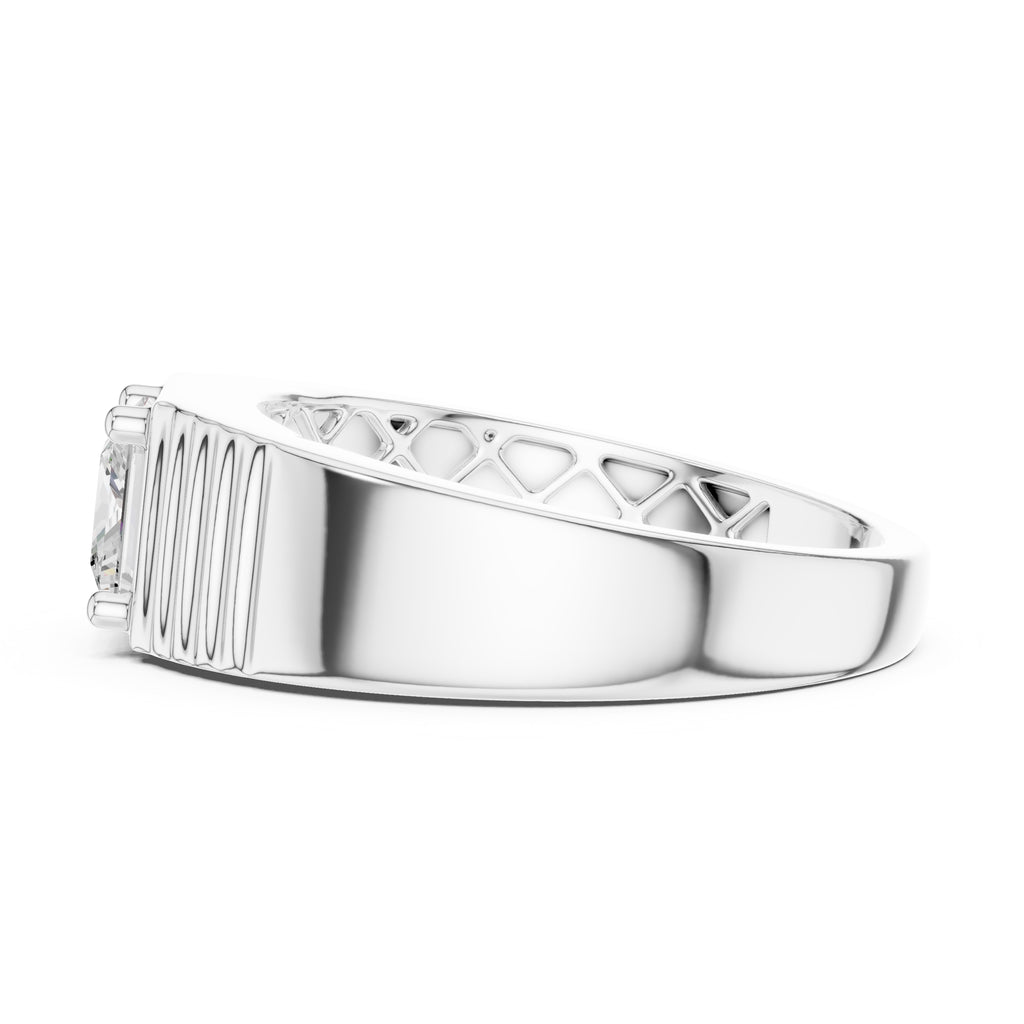 The Architect Princess-Cut Band 0.78ct White Gold