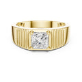 The Architect Princess-Cut Band 0.78ct Yellow Gold