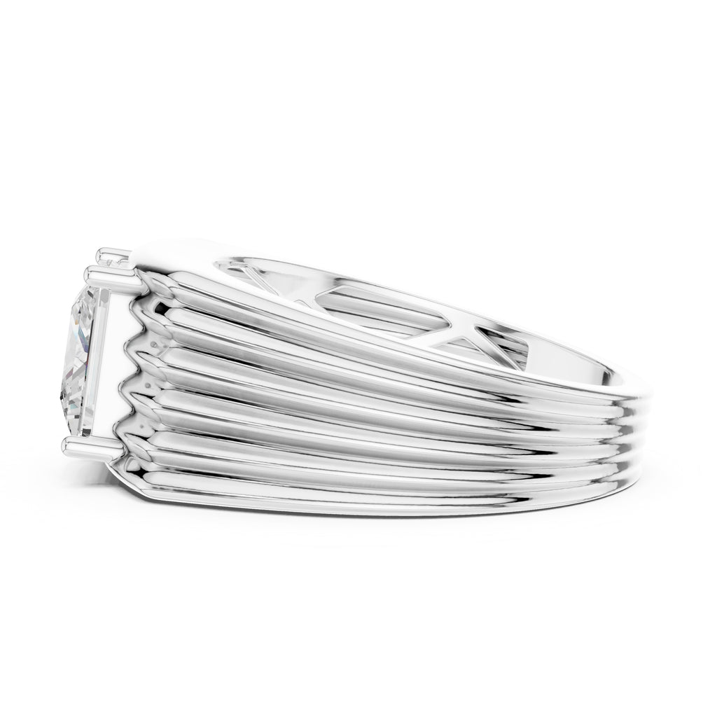 The Stratum Princess-Cut Ring 2.3ct White Gold