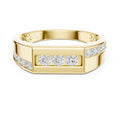 The Vertex Channel Band Yellow Gold