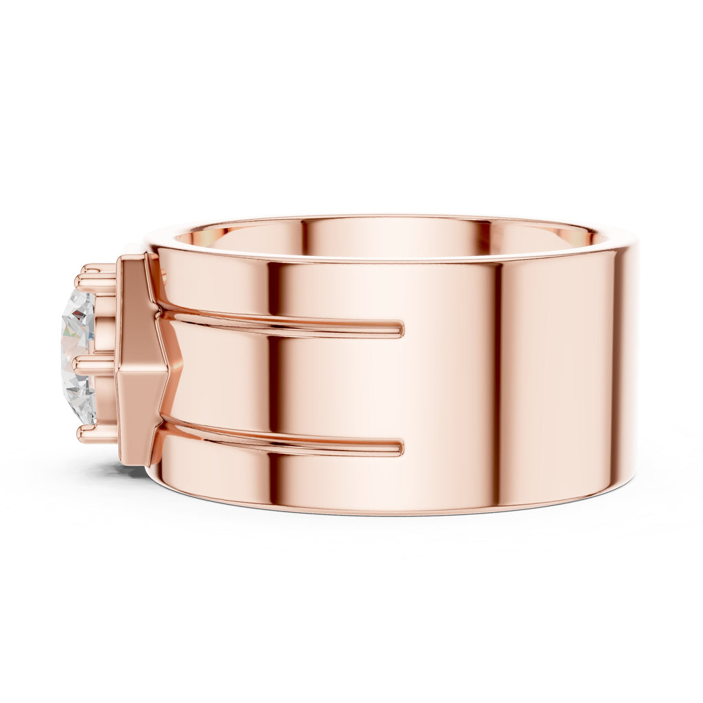 The Hexa-Crown Solitaire Ring 1.42ct Rose Gold