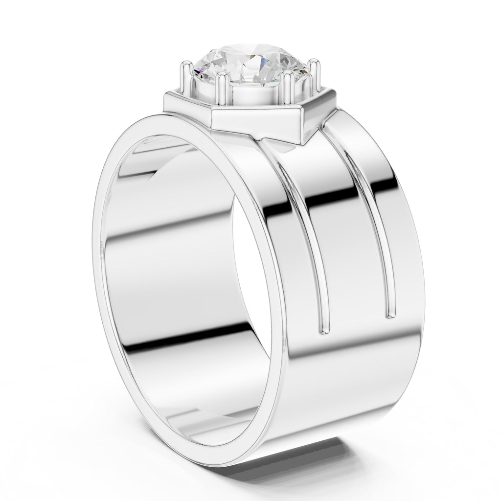 The Hexa-Crown Solitaire Ring 1.42ct White Gold
