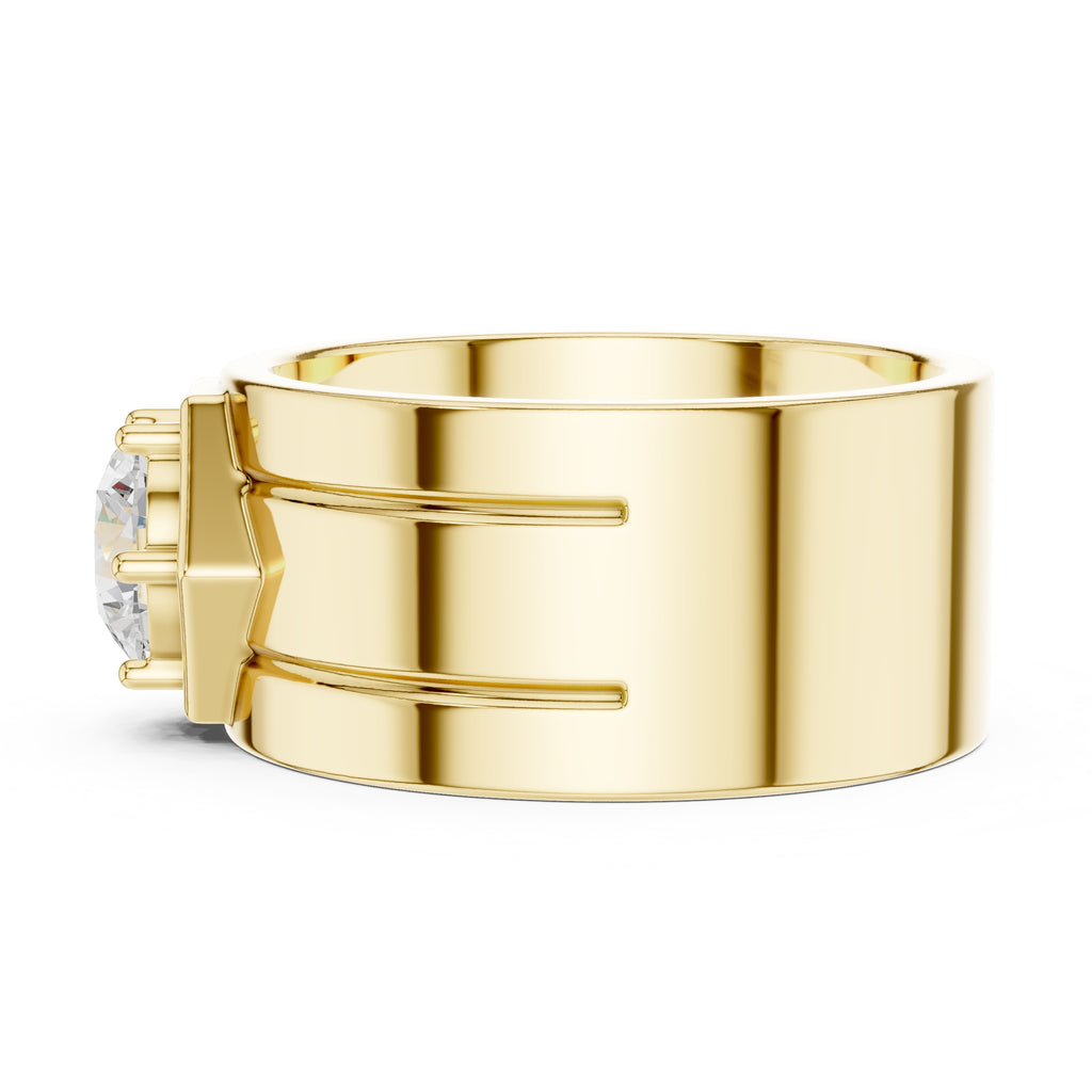 The Hexa-Crown Solitaire Ring 1.42ct Yellow Gold