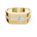 The Apex Channel Ring 0.5ct Yellow Gold