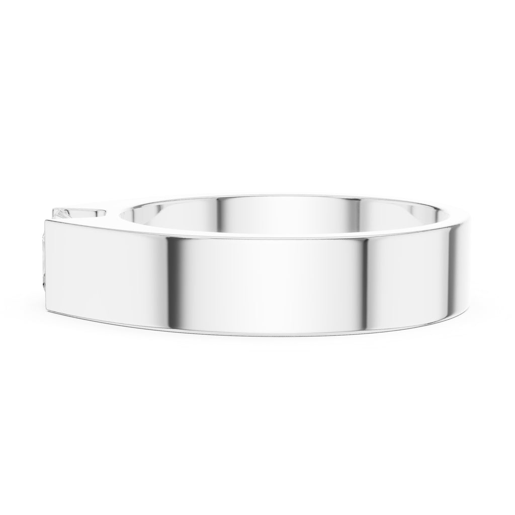 The Monolith Princess-Cut Band 1ct White Gold