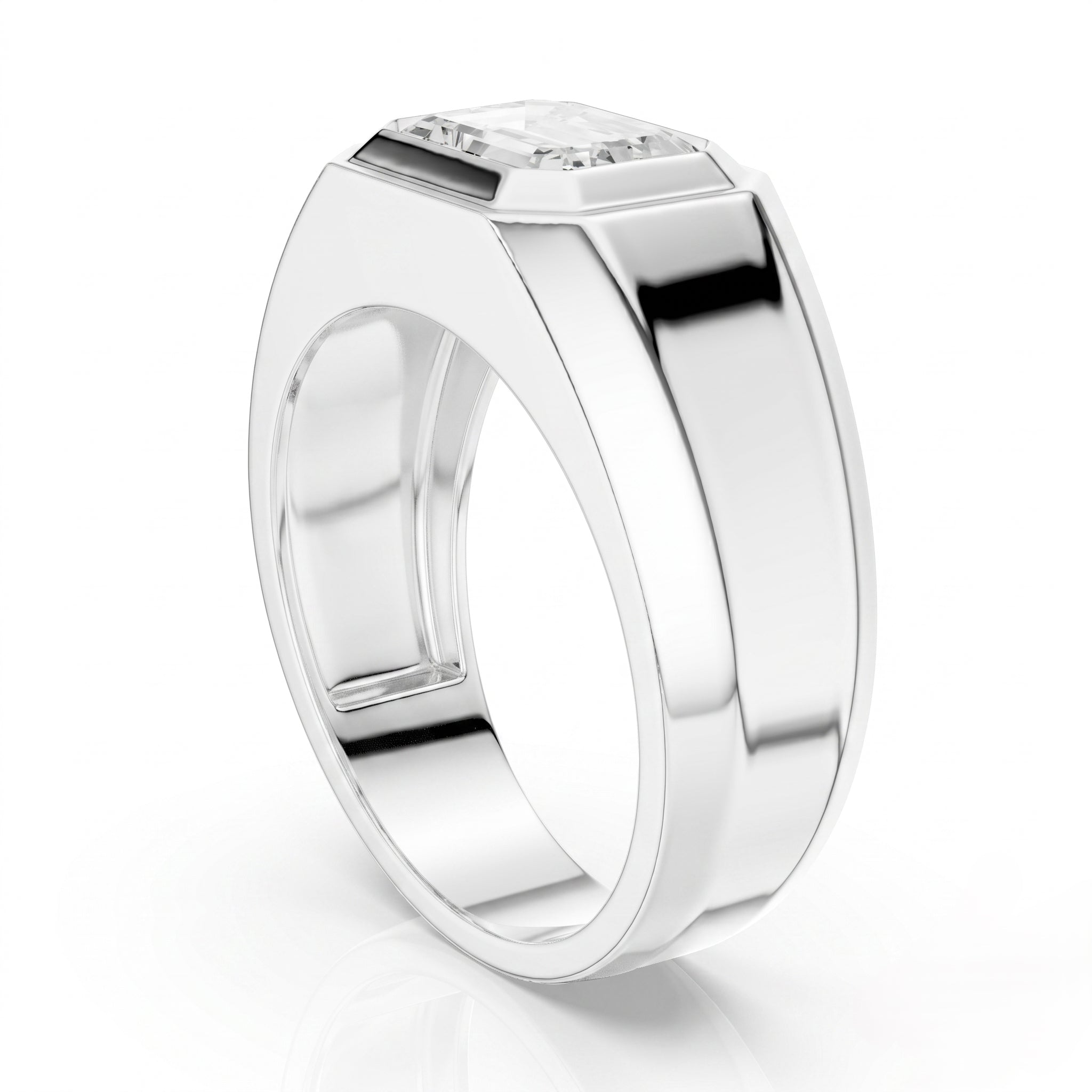 The Monolith Horizontal Band 2.08ct White Gold