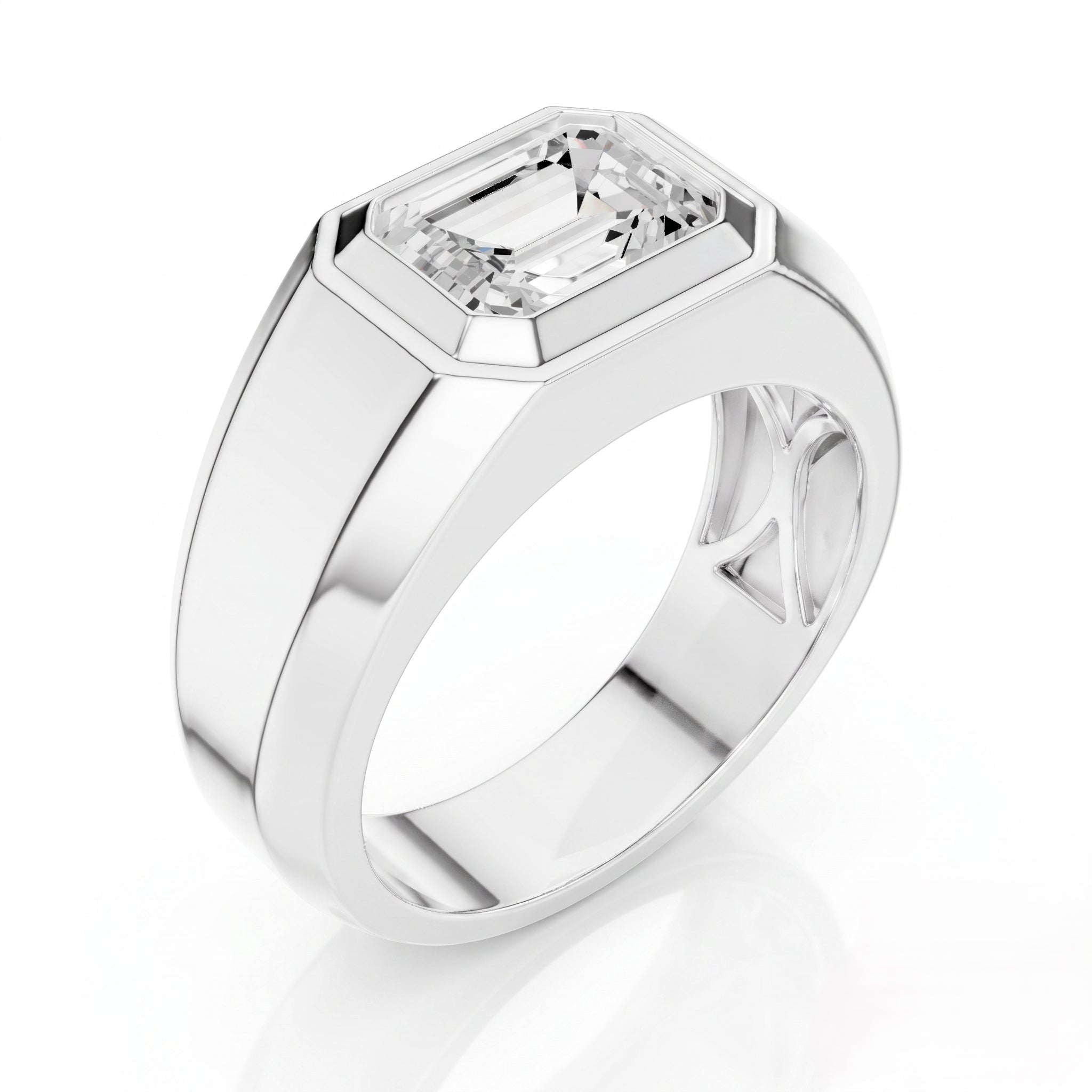 The Monolith Horizontal Band 2.08ct White Gold