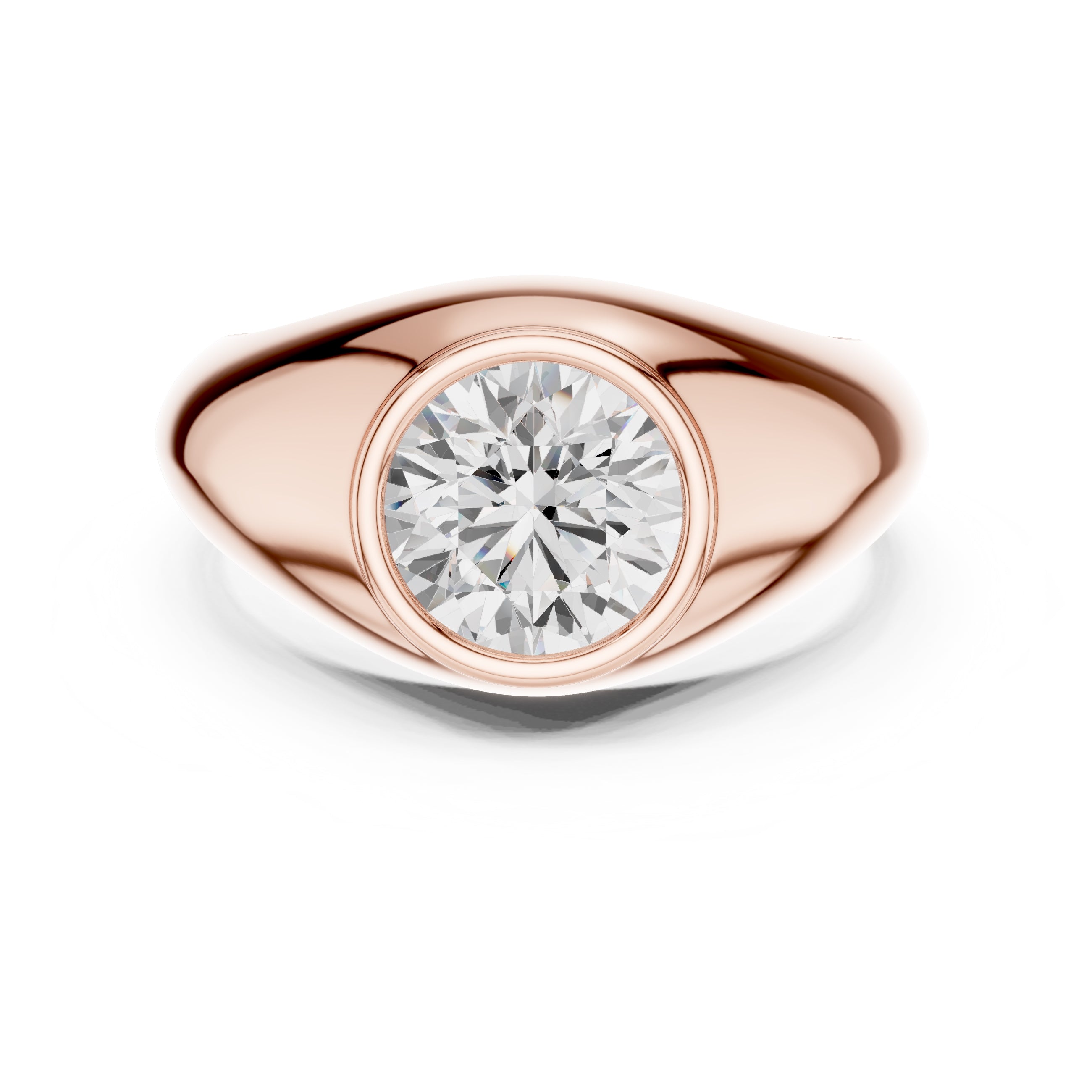 The Heritage Round Solitaire 1.92ct Rose Gold