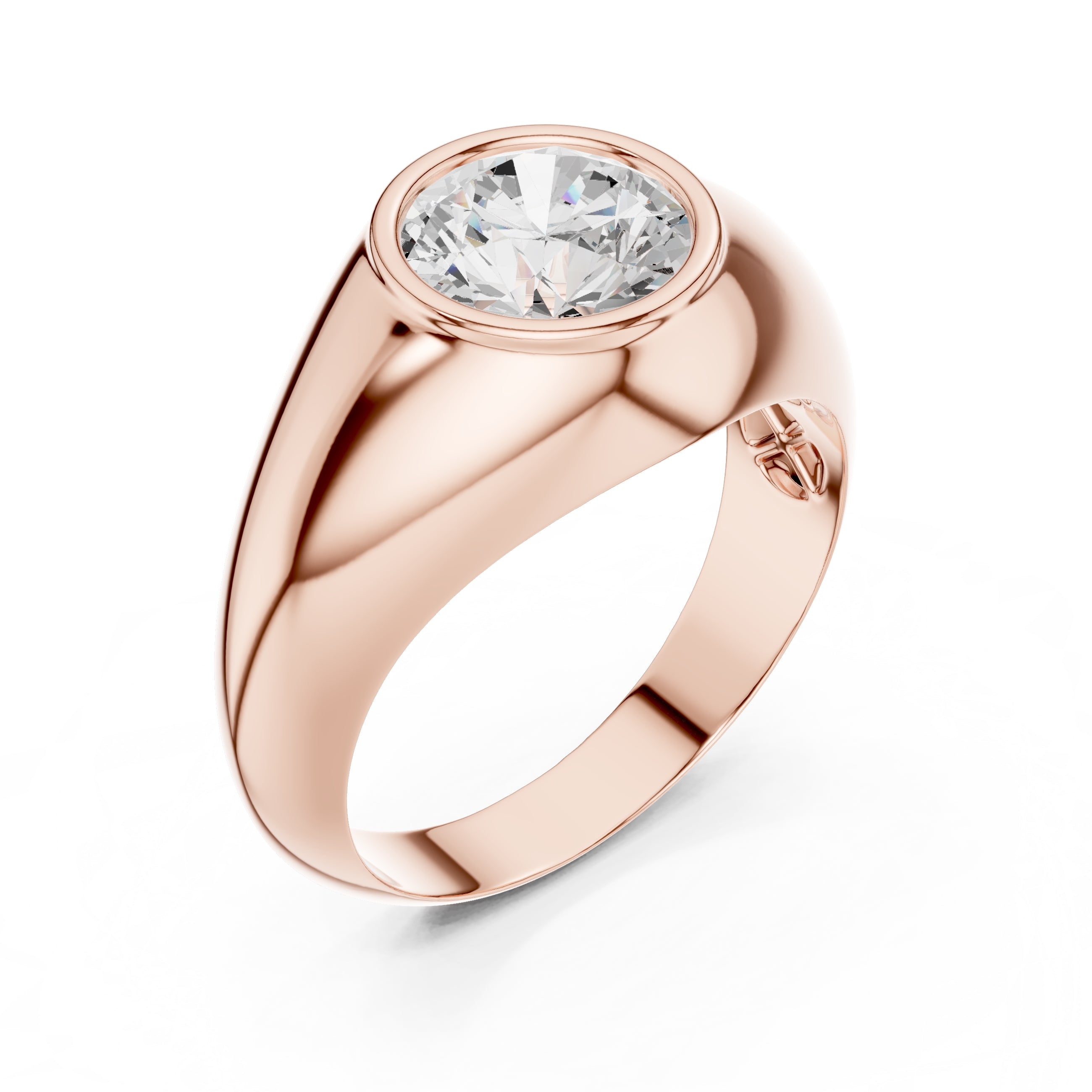 The Heritage Round Solitaire 1.92ct Rose Gold