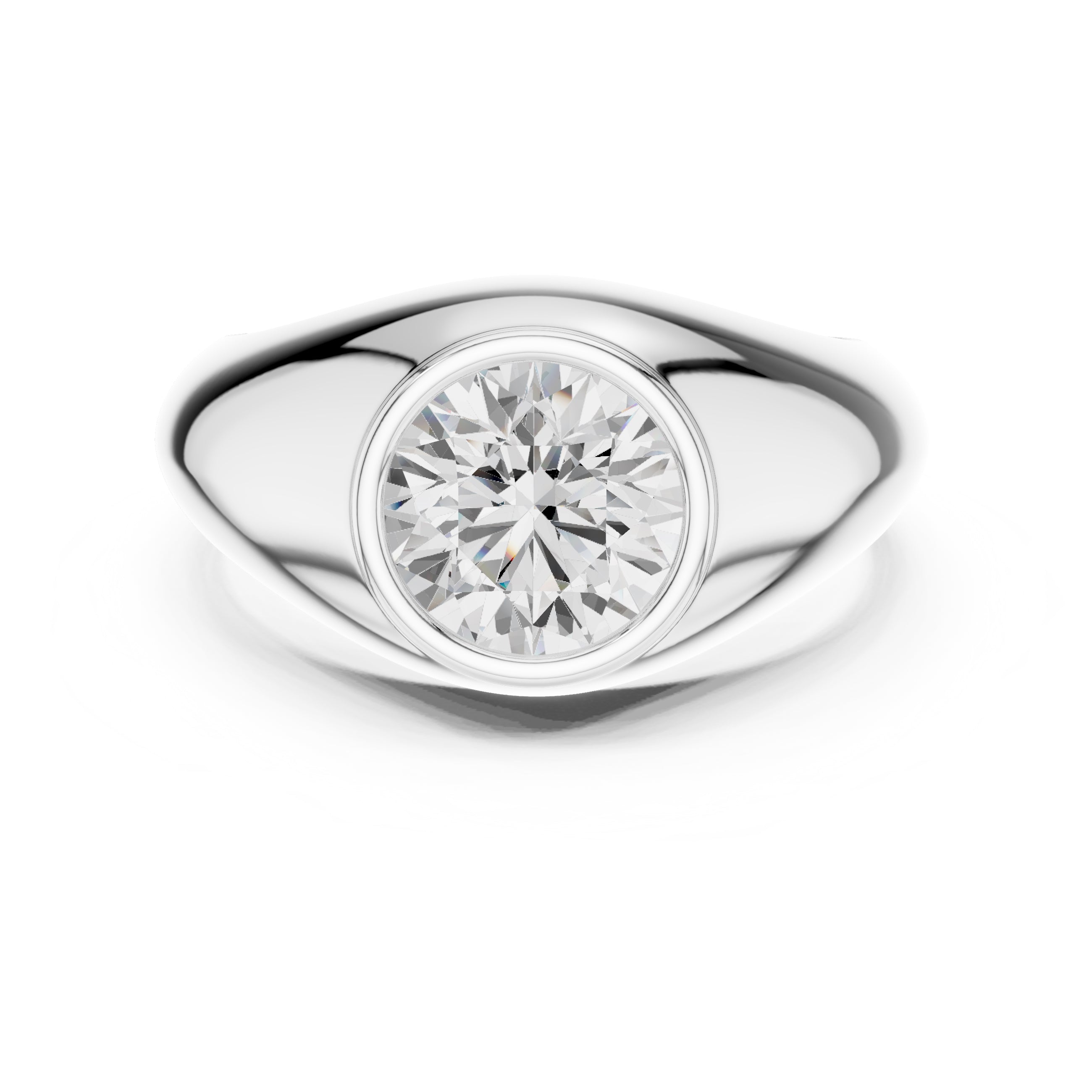 The Heritage Round Solitaire 1.92ct White Gold
