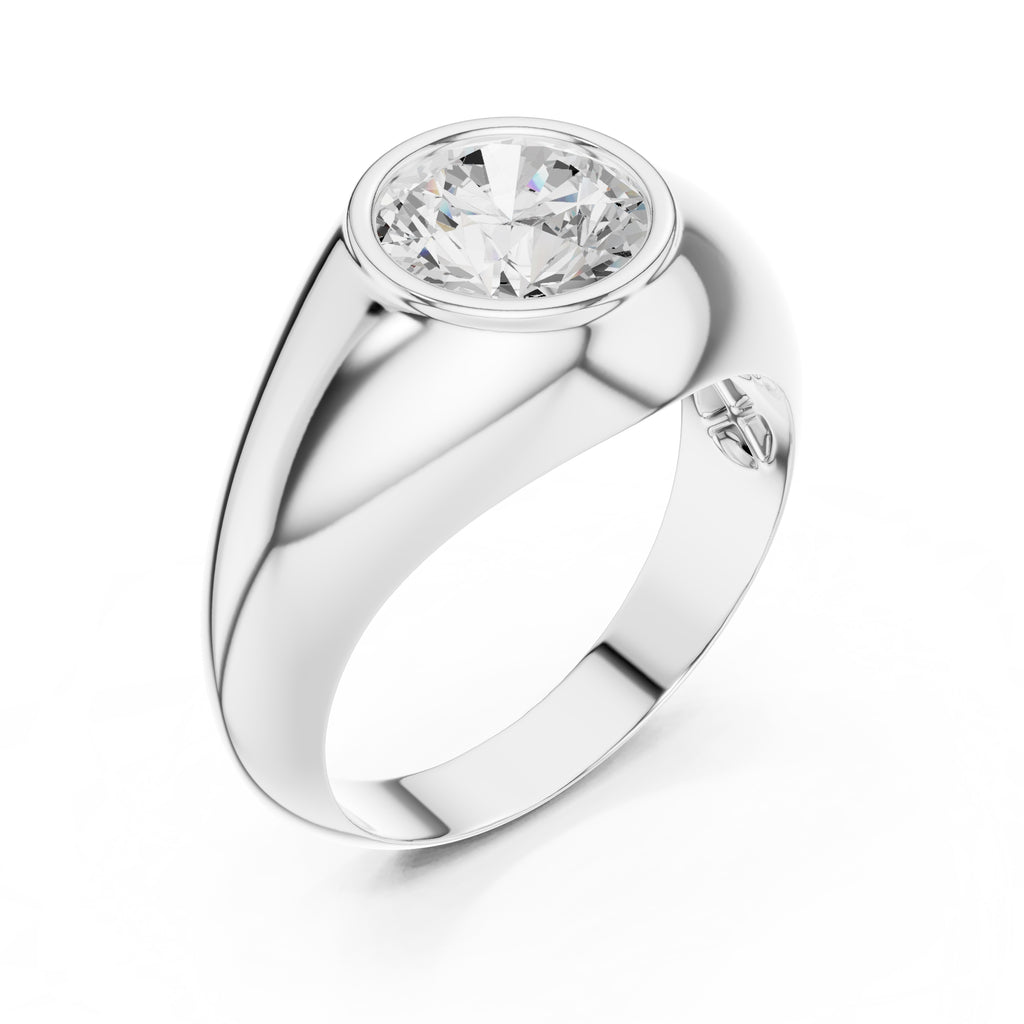 The Heritage Round Solitaire 1.92ct White Gold