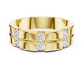 The Meridian Bridge Band Yellow Gold