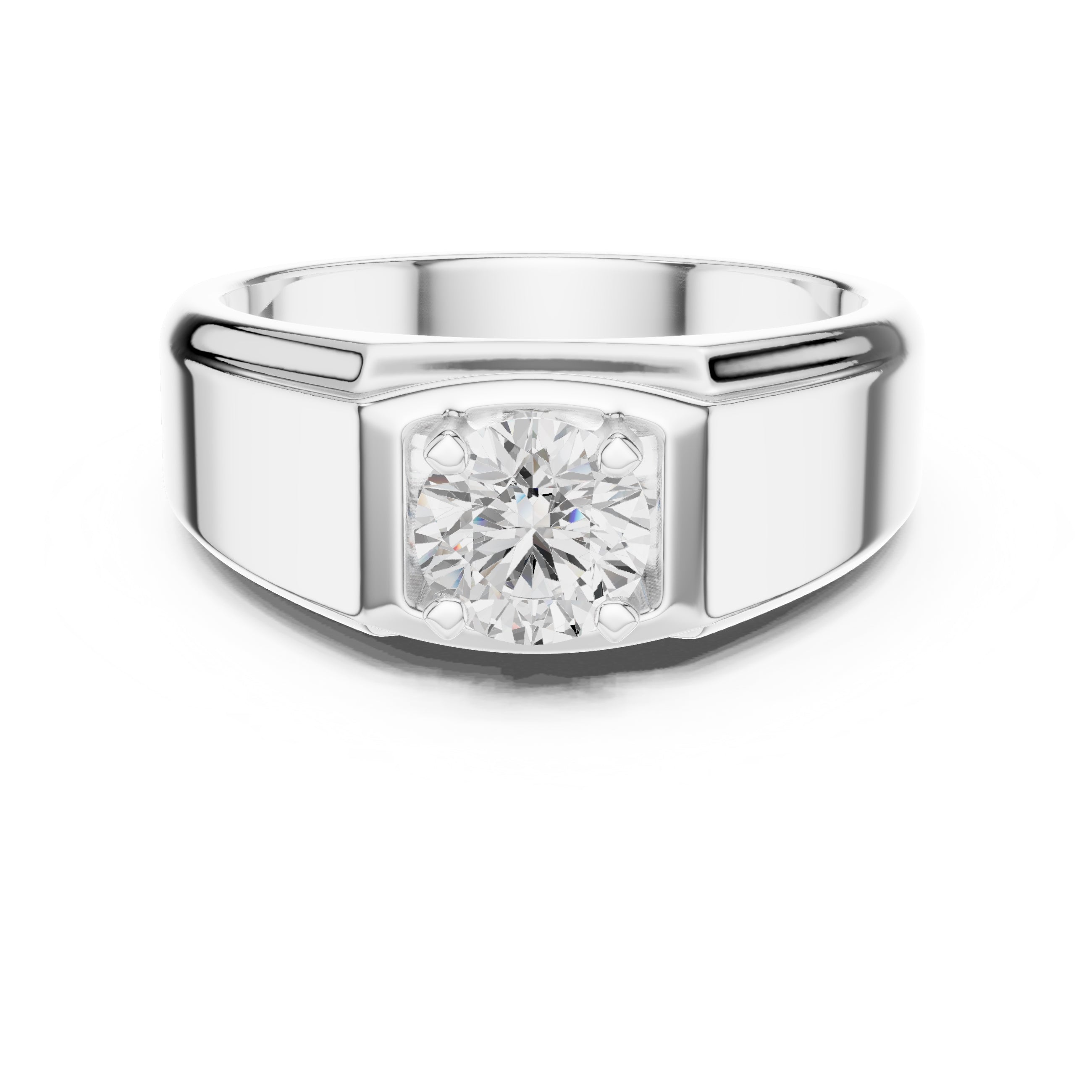 The Sovereign Diamond rING 1ct White Gold