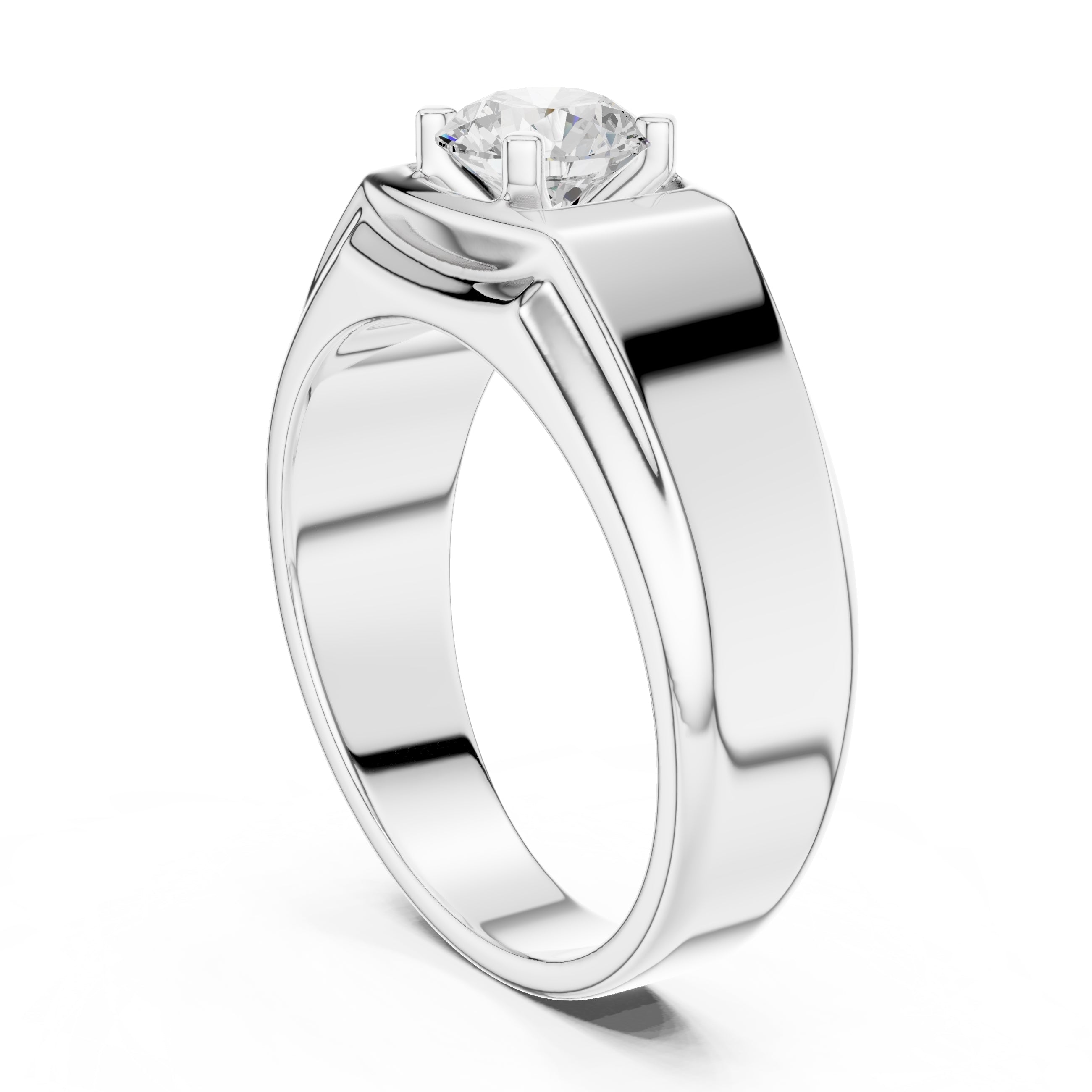 The Sovereign Diamond rING 1ct White Gold