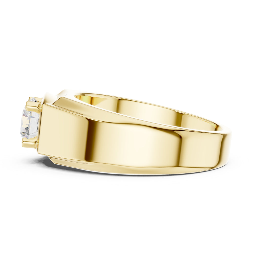 The Sovereign Diamond rING 1ct Yellow Gold