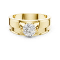 The Unity Four-Prong Band 0.85ct Yellow Gold