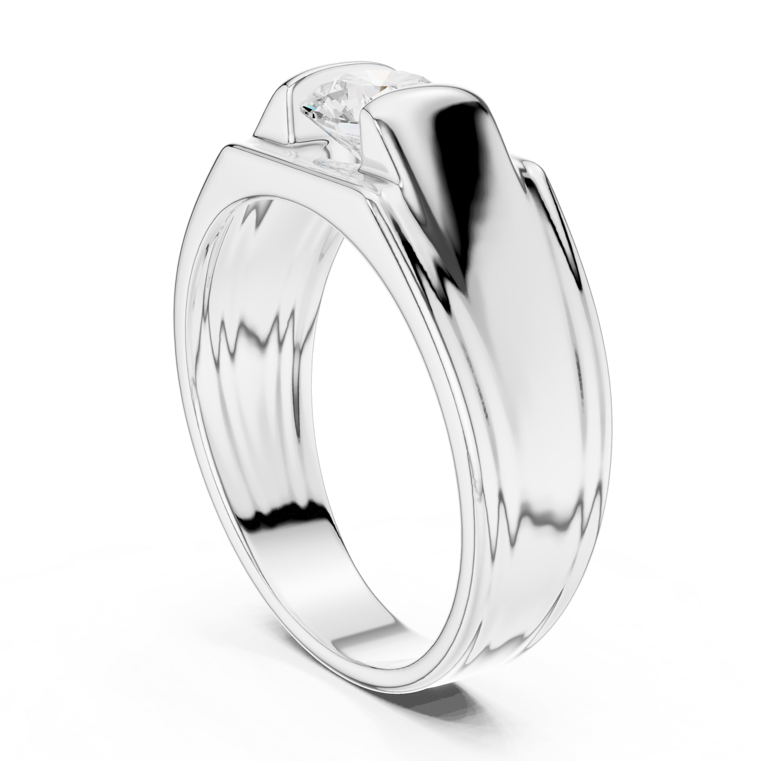 The Apex Architectural Ring 1ct White Gold