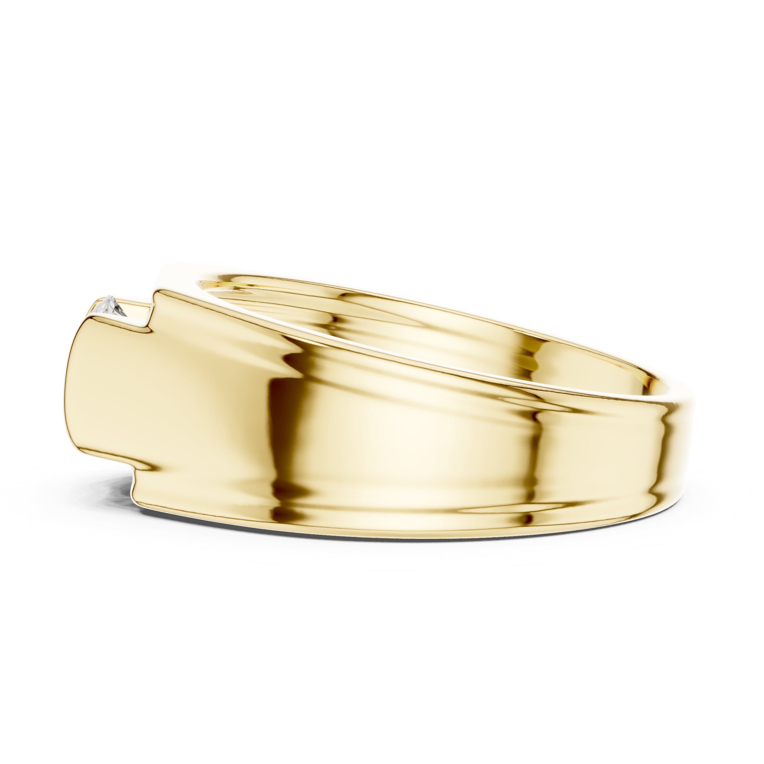 The Apex Architectural Ring 1ct Yellow Gold