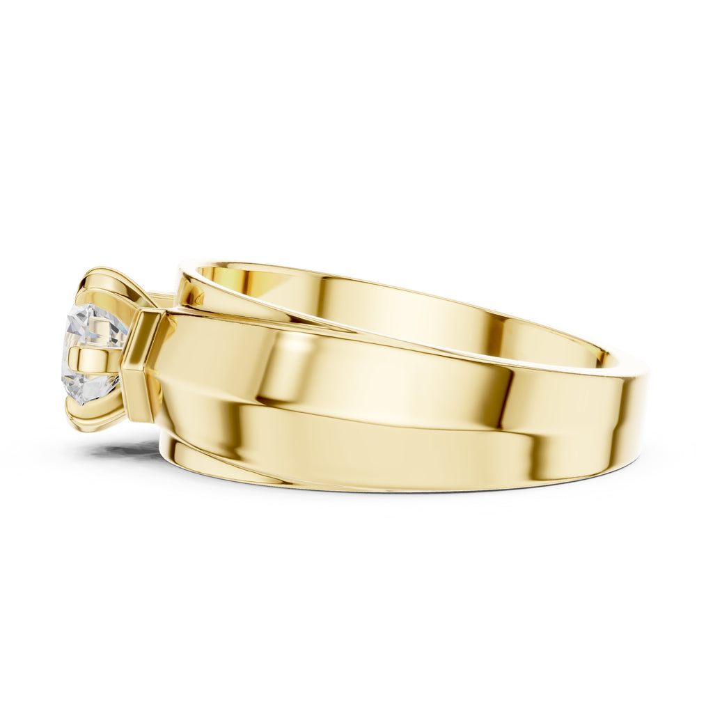 The Empire Claw Band 0.85ct Yellow Gold