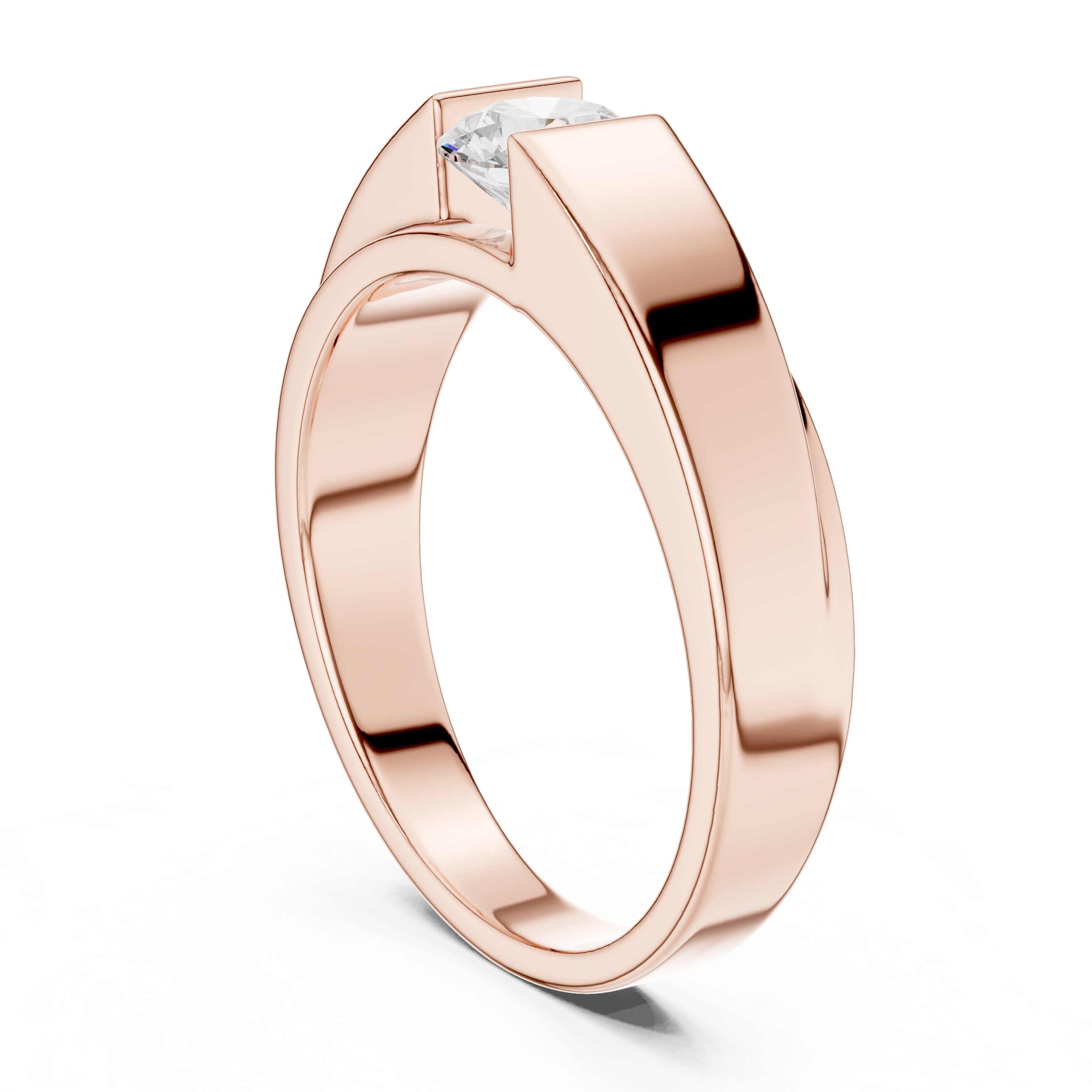 The Nexus Tension Band 0.85ct Rose Gold