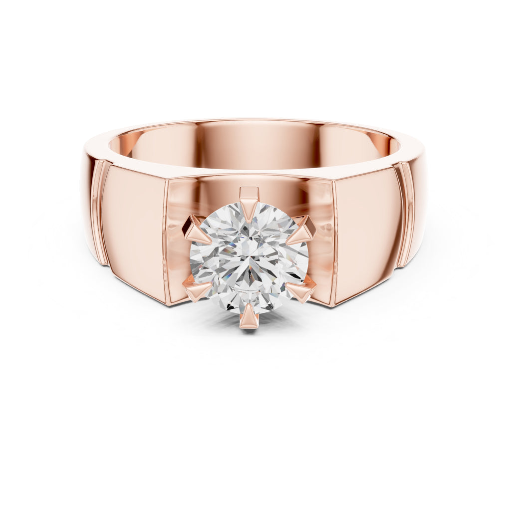The Regal Crest Ring 1.5ct Rose Gold