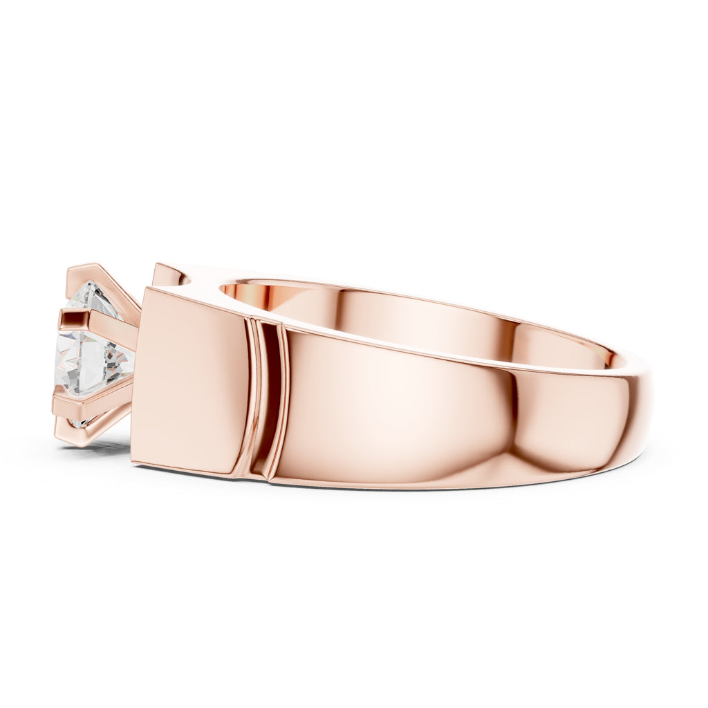 The Regal Crest Ring 1.5ct Rose Gold