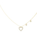 The Romance Drop Chain Pendant Yellow Gold