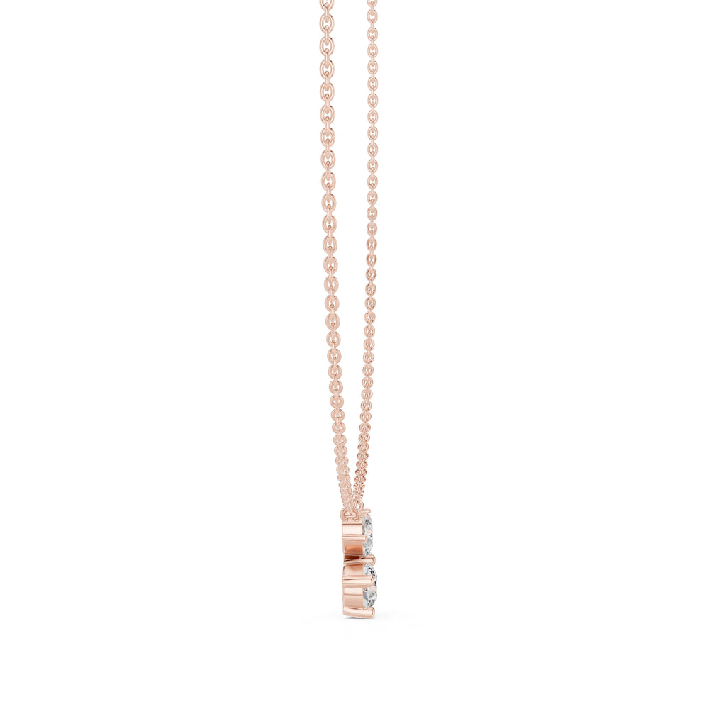 The Blossom Cluster Pendant Rose Gold