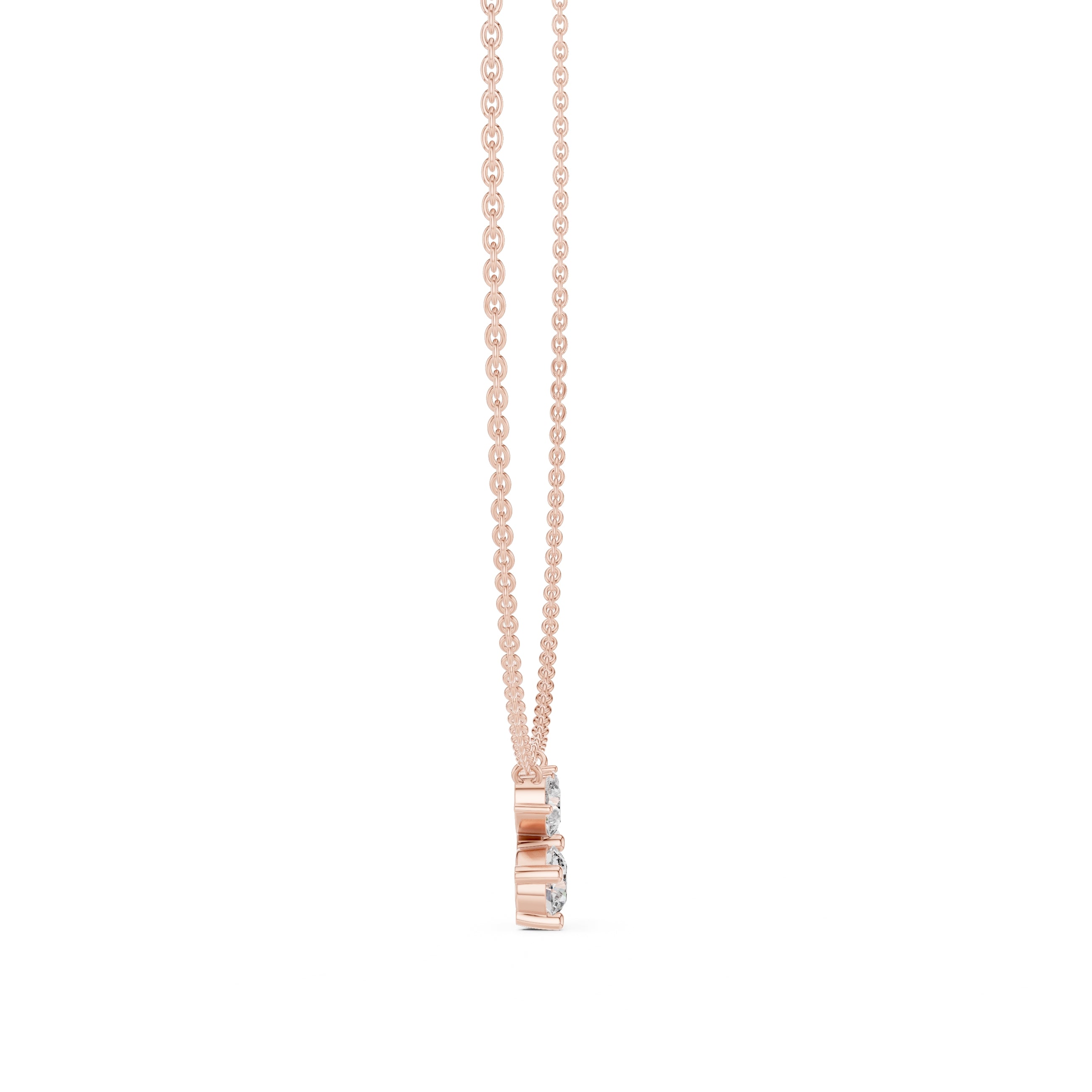 The Blossom Cluster Pendant Rose Gold