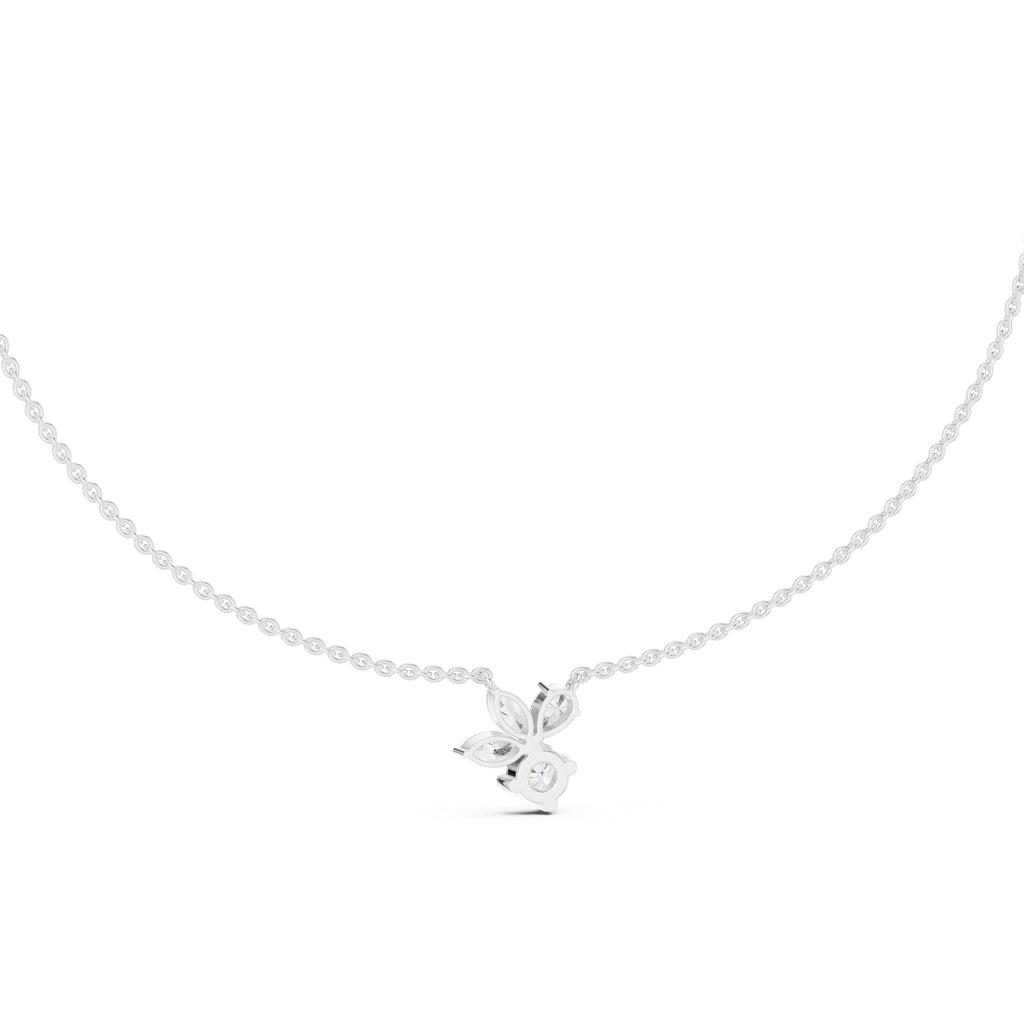 The Blossom Cluster Pendant White Gold