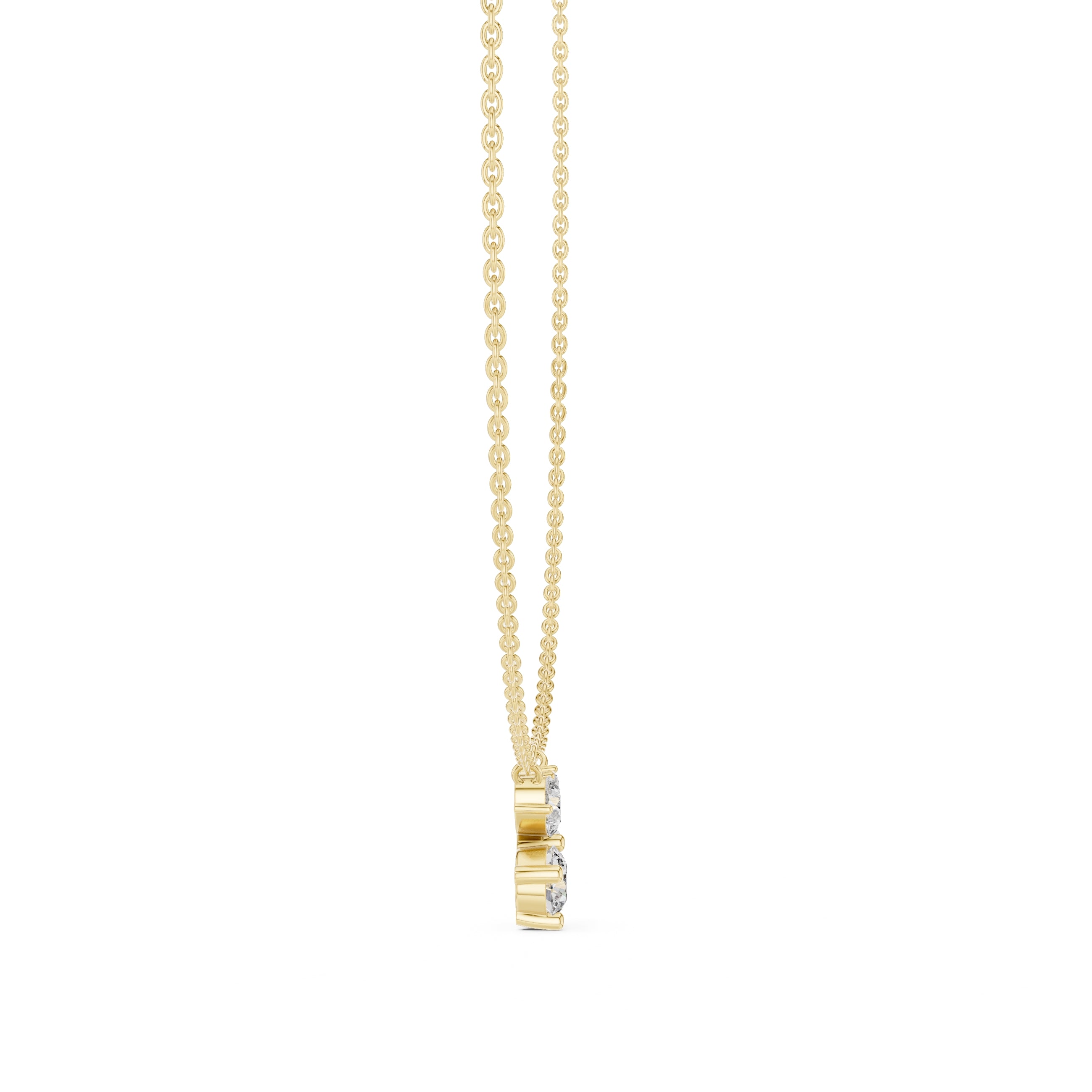 The Blossom Cluster Pendant Yellow Gold